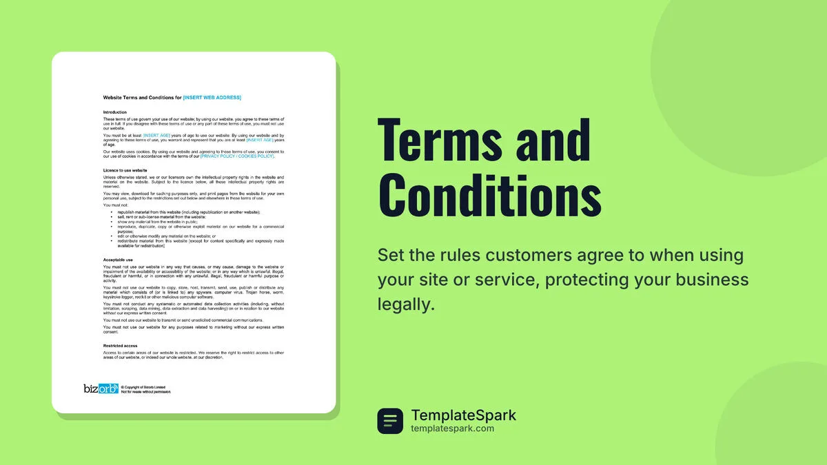 Terms and Conditions Terms and Conditions
