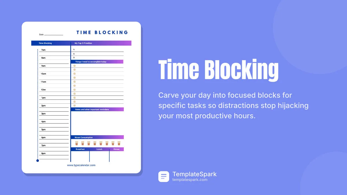 Time Blocking Time Blocking
