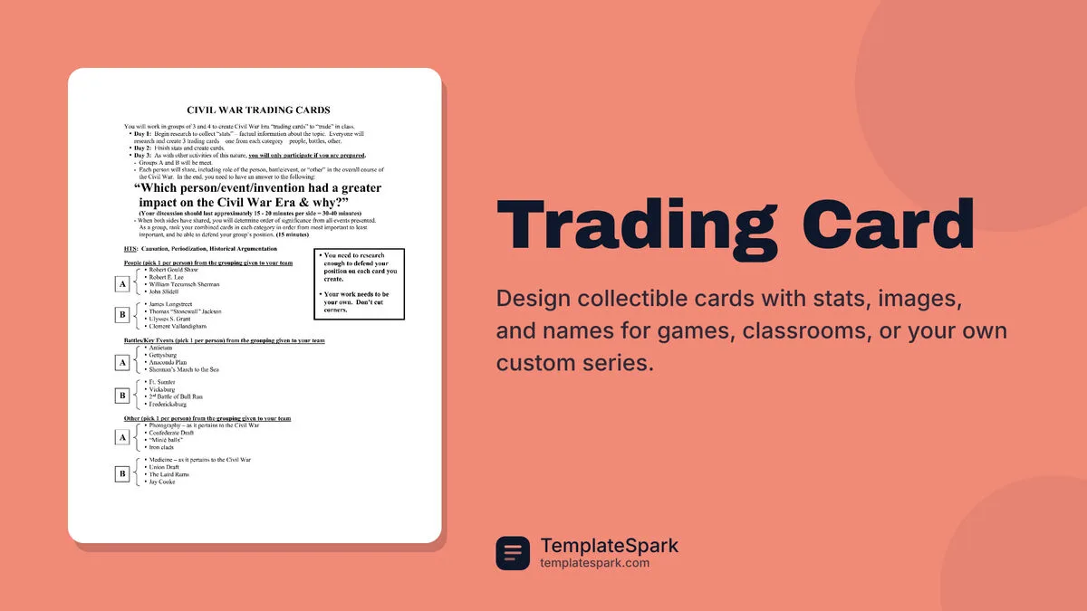 Trading Card Trading Card