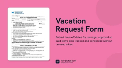 Vacation Request Form