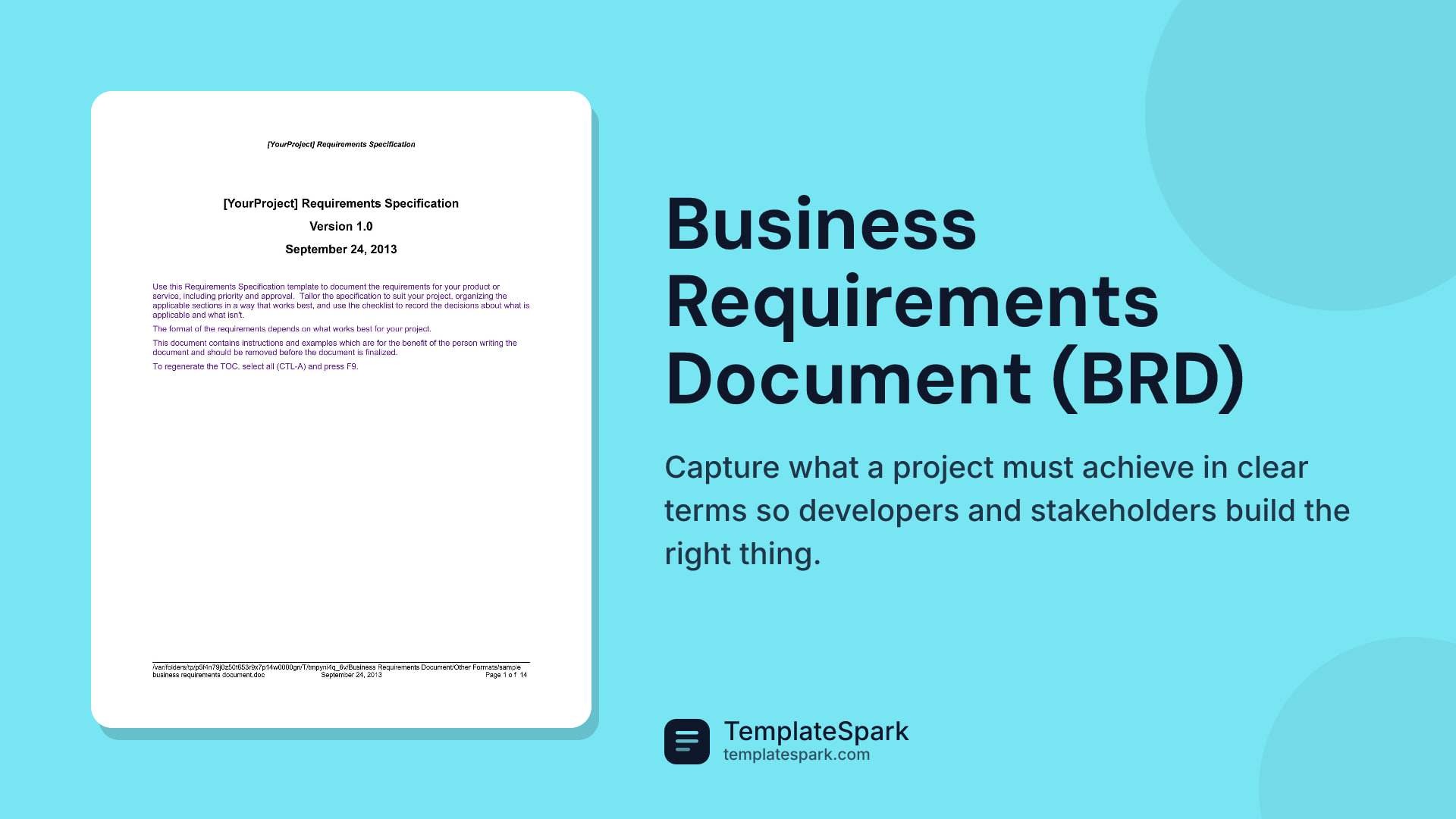 Business Requirements Document (BRD)