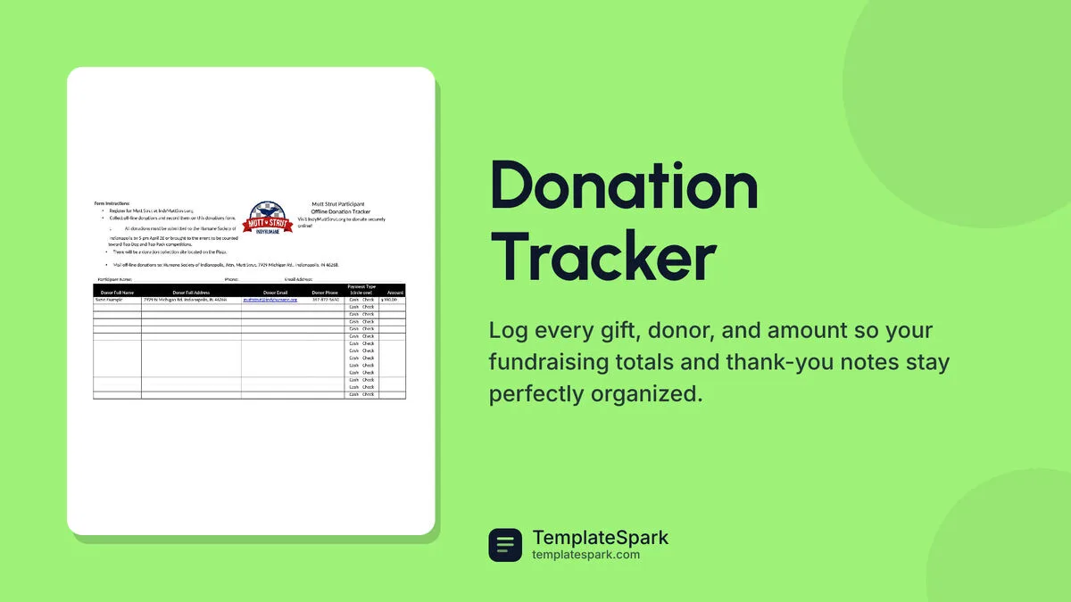 Donation Tracker Donation Tracker