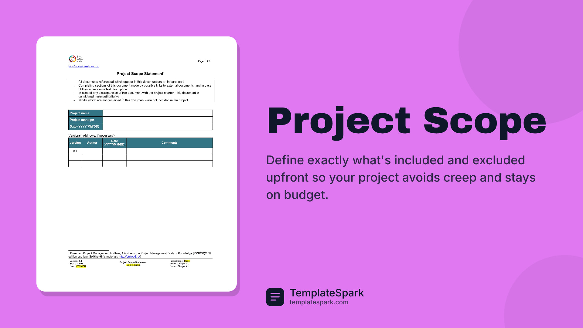 Project Scope