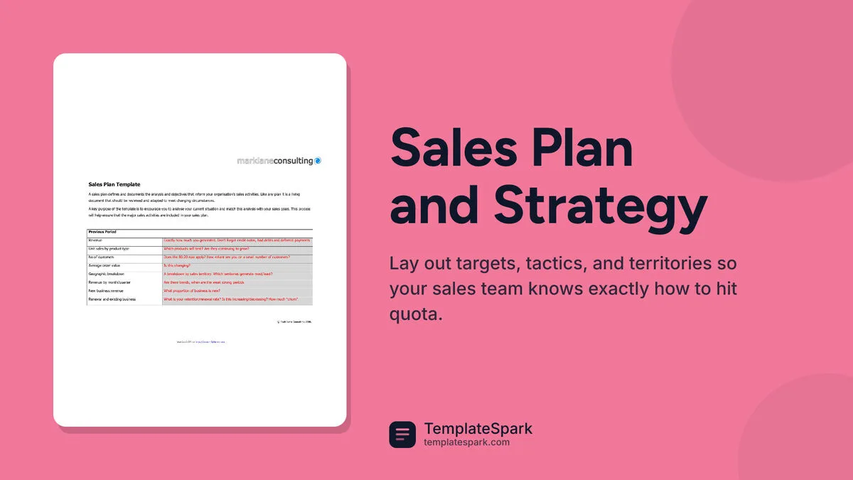 Sales Plan and Strategy Sales Plan and Strategy