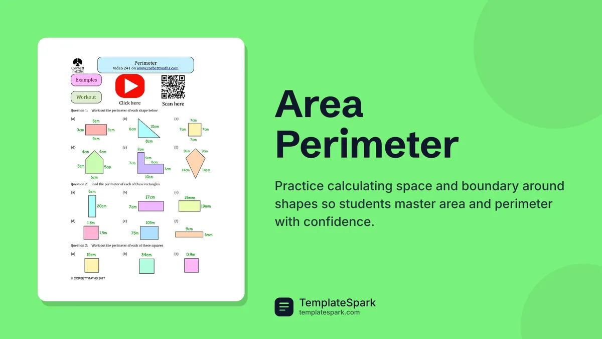 Area Perimeter Area Perimeter
