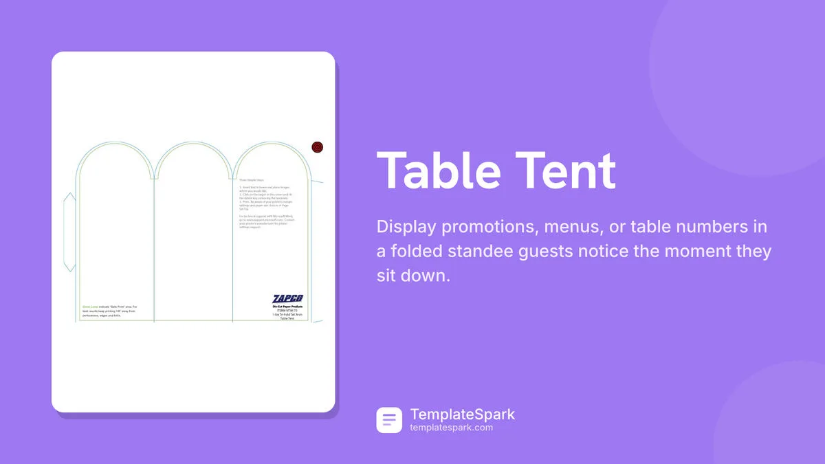 Table Tent Table Tent
