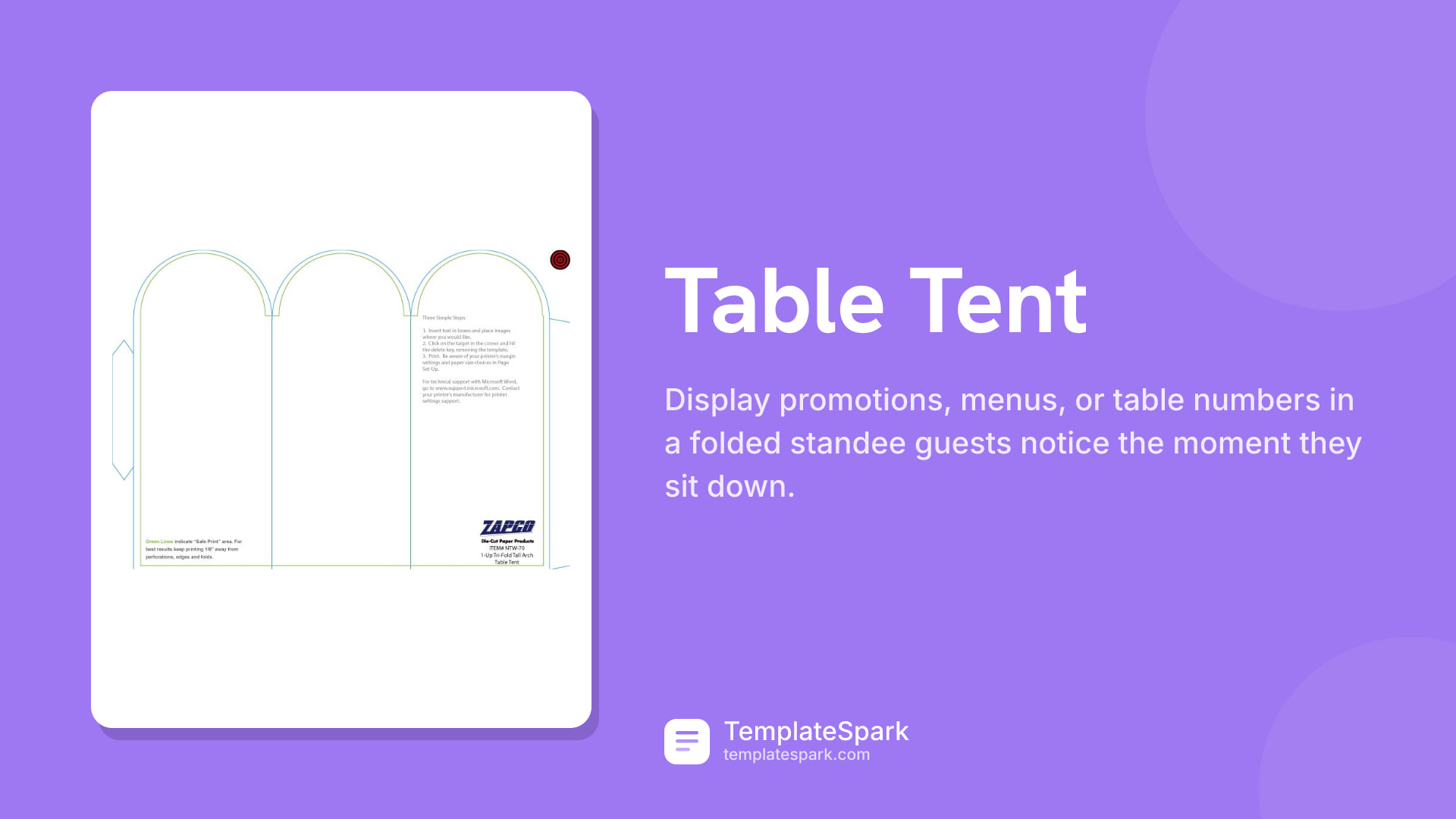 Table Tent