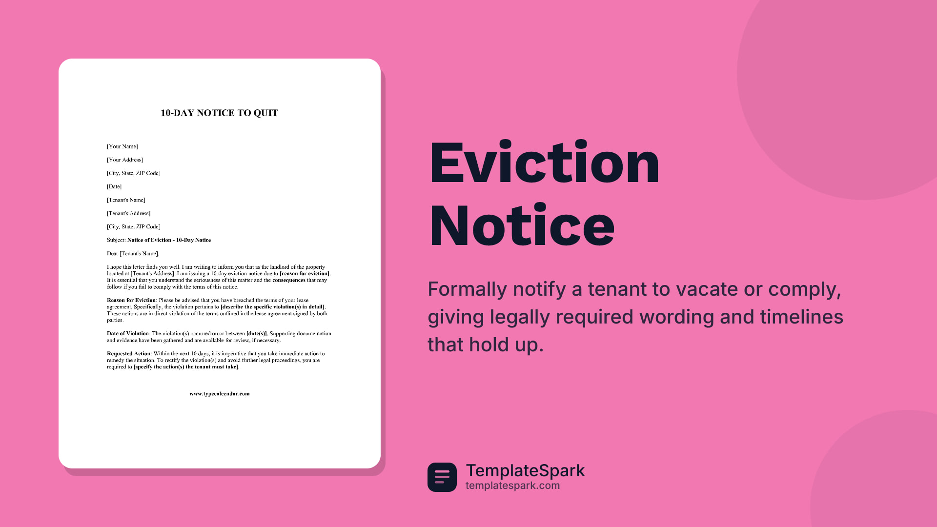 Eviction Notice