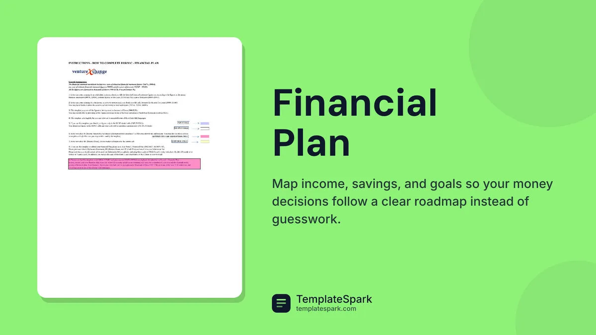 Financial Plan Financial Plan