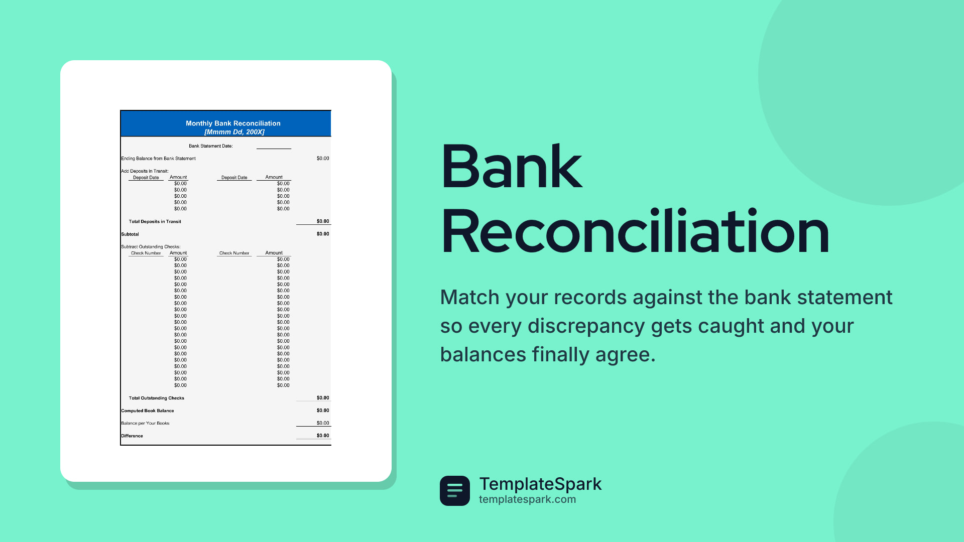 Bank Reconciliation