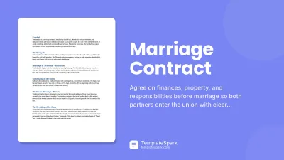 Marriage Contract
