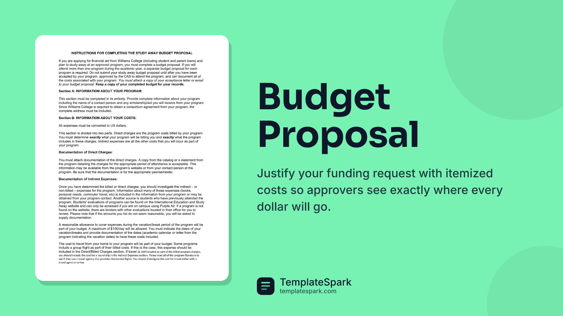 Budget Proposal