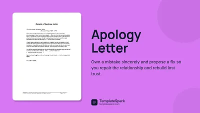 Apology Letter