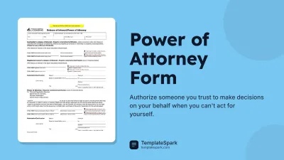 Power of Attorney Form