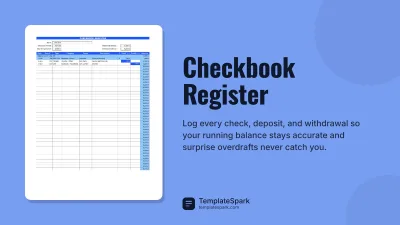 Checkbook Register