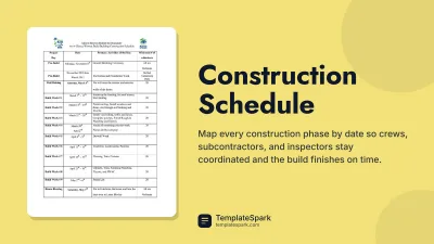 Construction Schedule