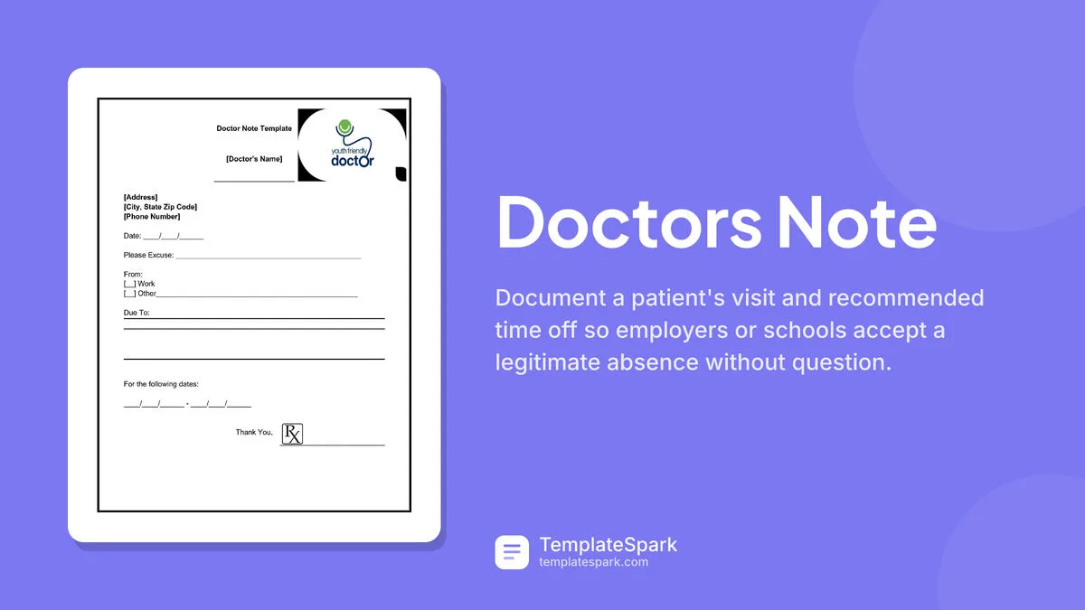 Doctors Note Doctors Note