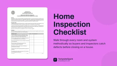 Home Inspection Checklist