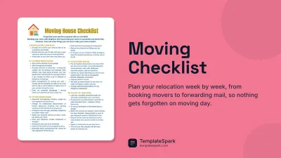 Moving Checklist