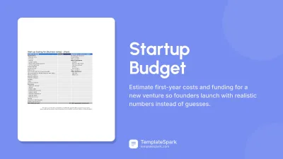 Startup Budget preview