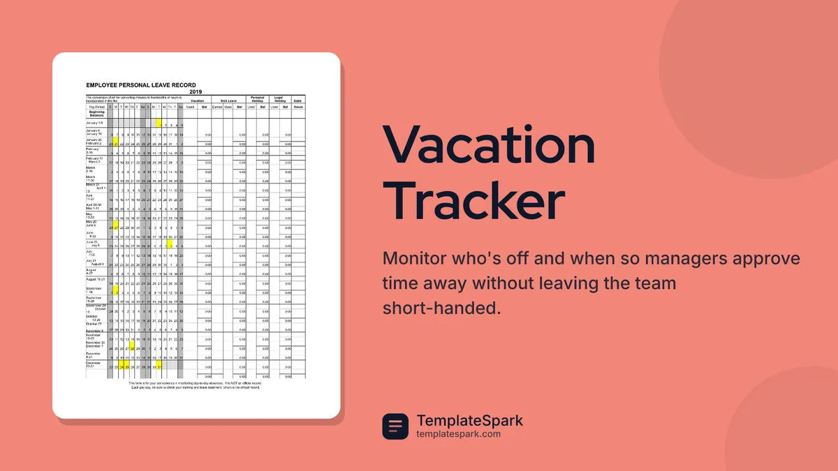 Vacation Tracker Vacation Tracker