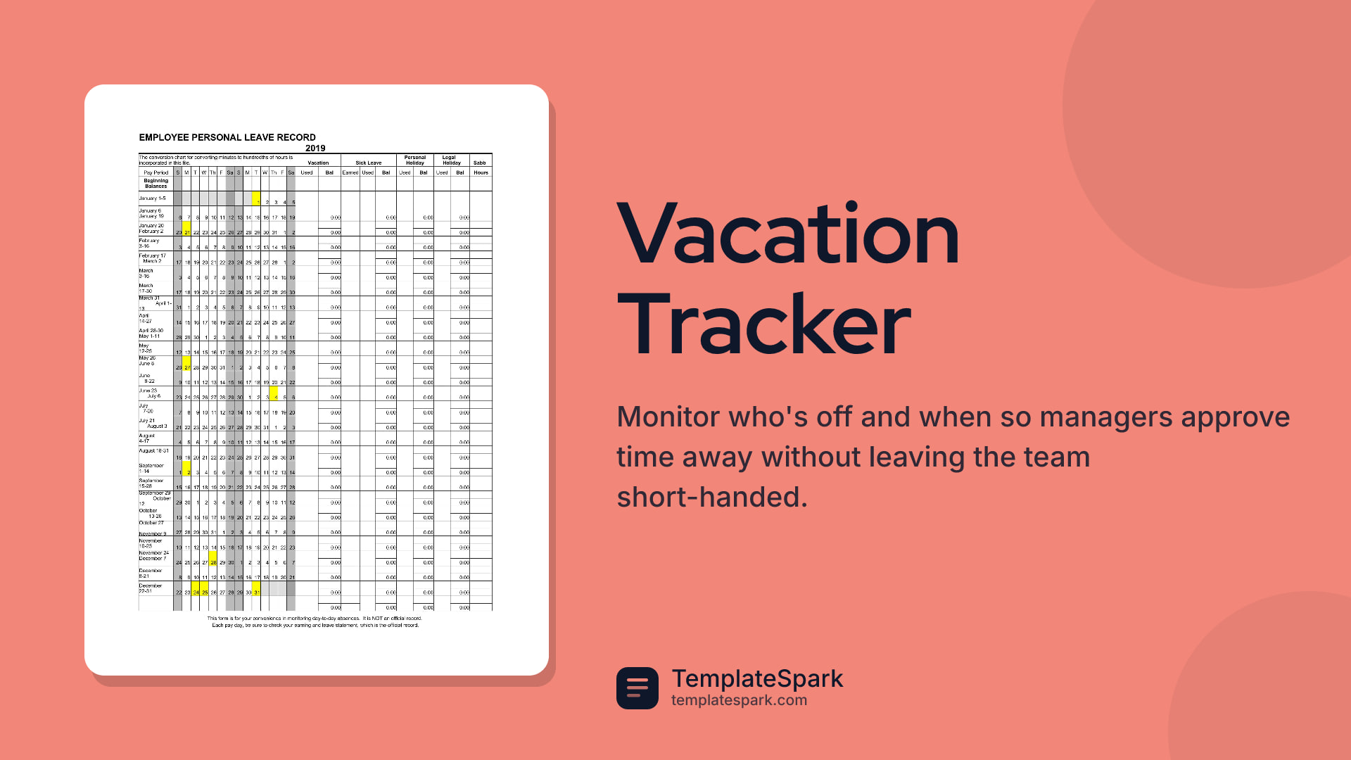 Vacation Tracker preview