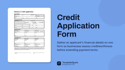 Credit Application Form
