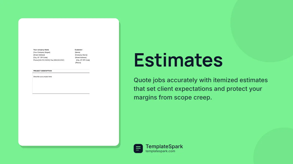 Estimates Estimates
