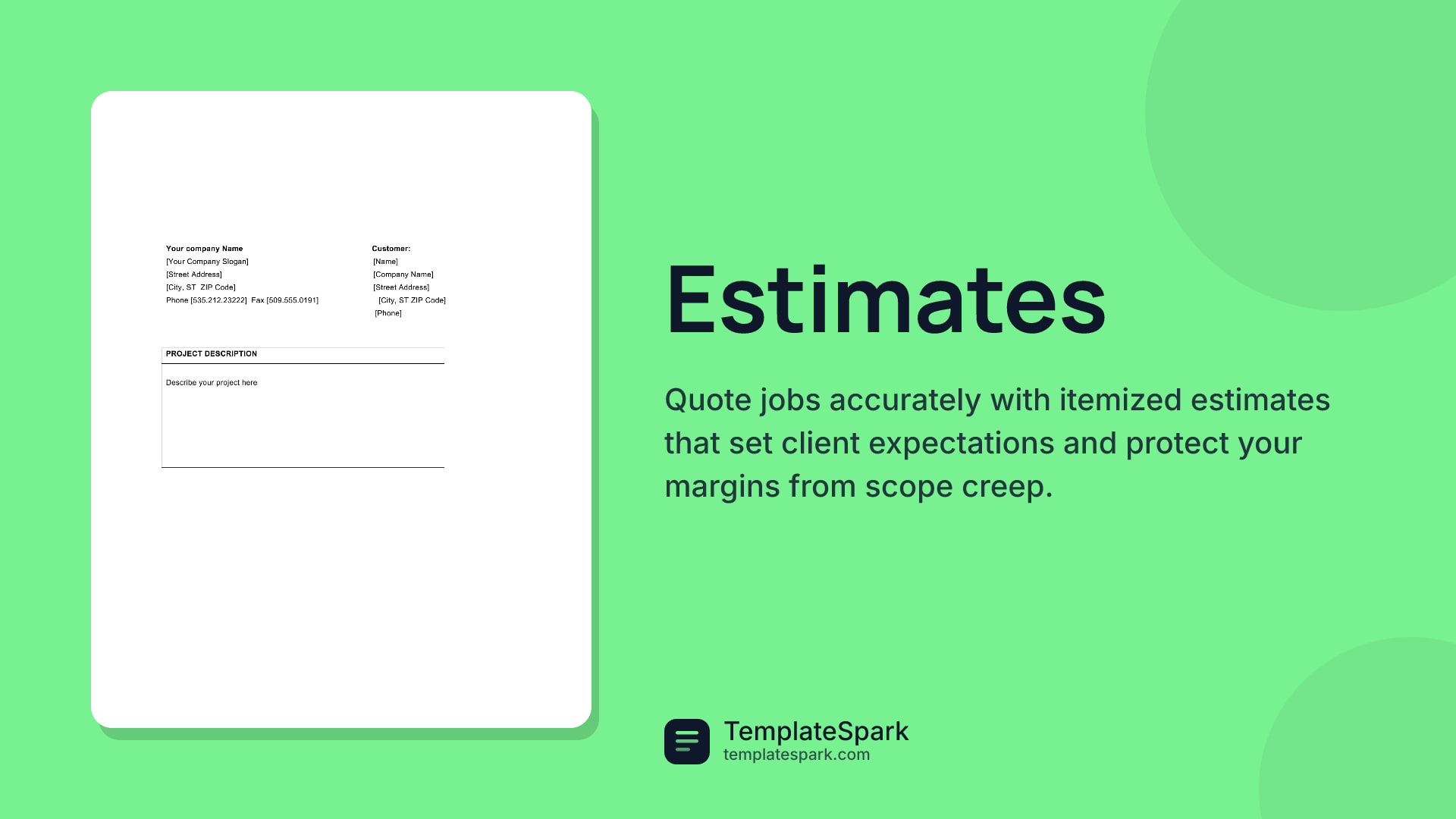 Estimates