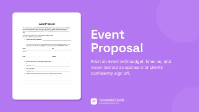 Event Proposal
