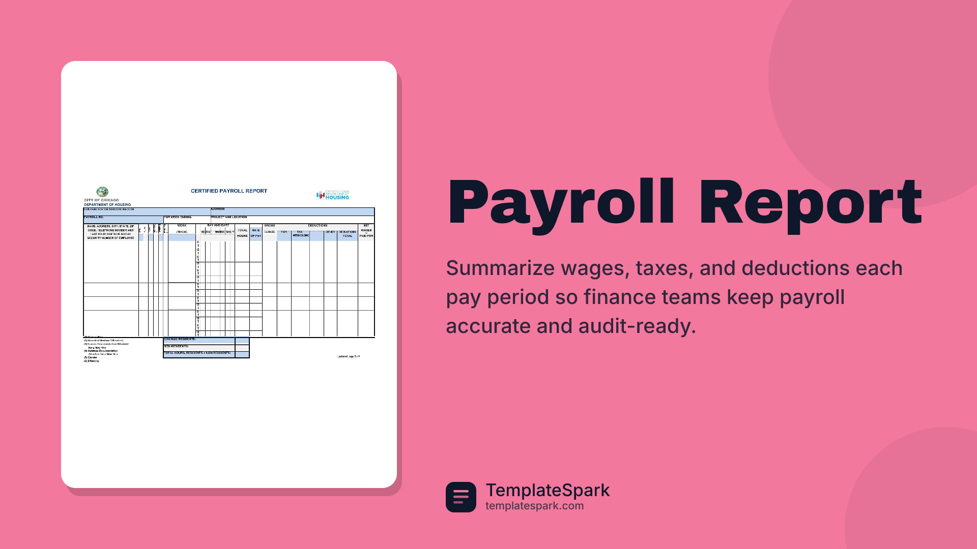 Payroll Report