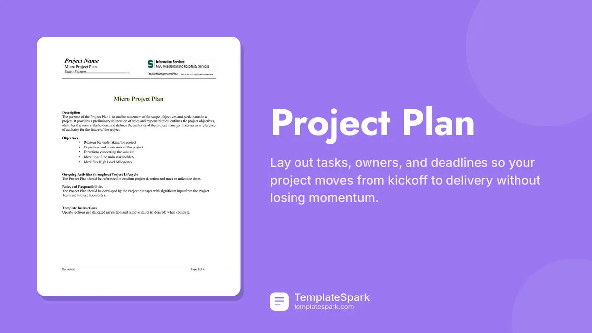 Project Plan