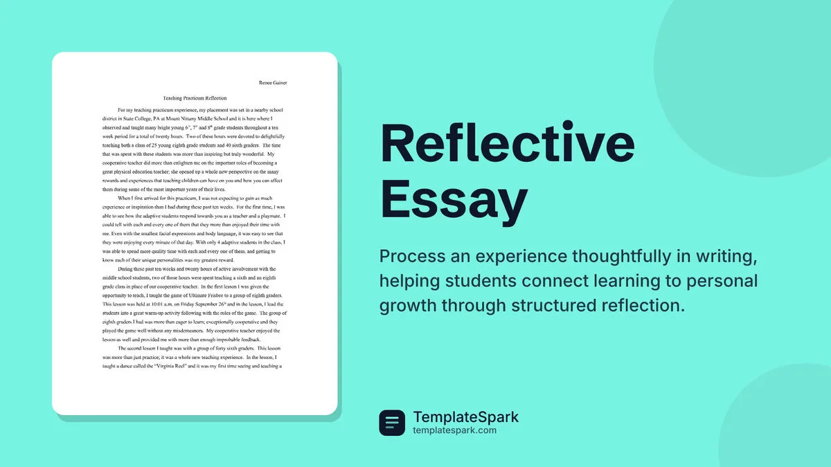Reflective Essay Reflective Essay