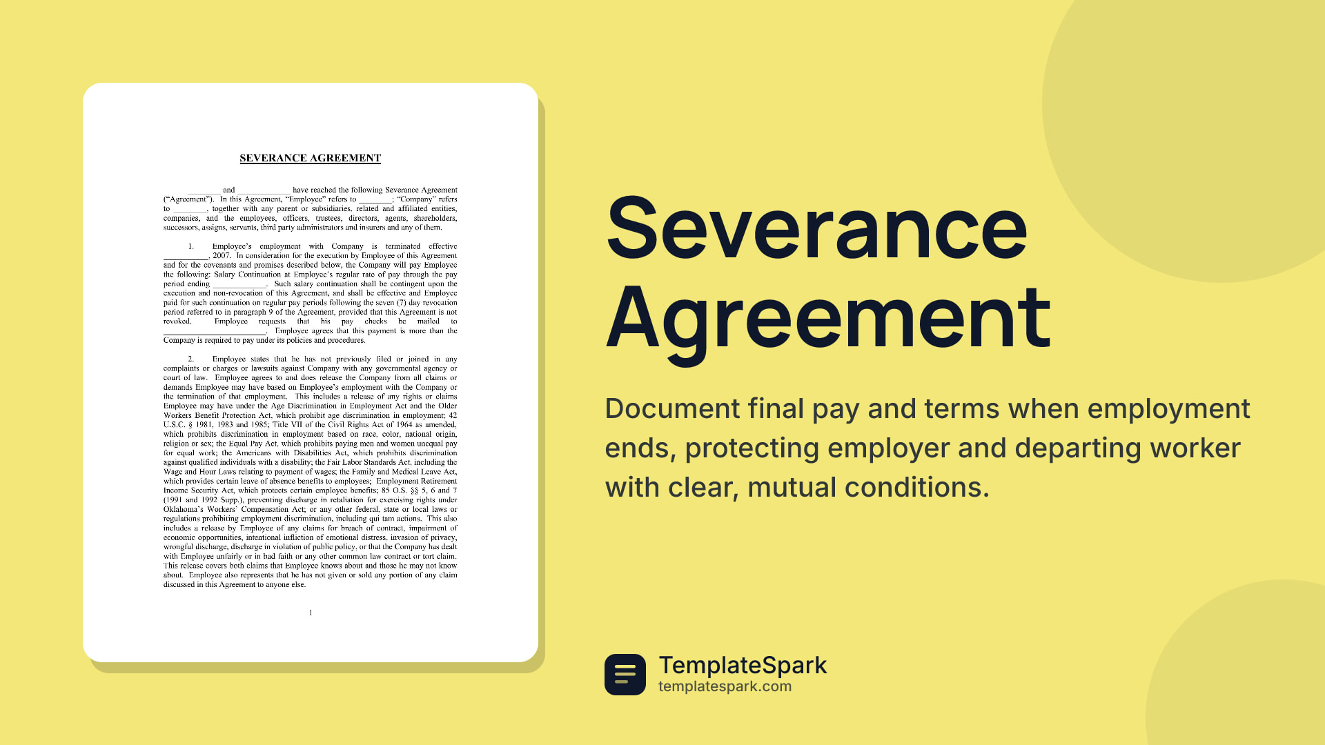 Severance Agreement