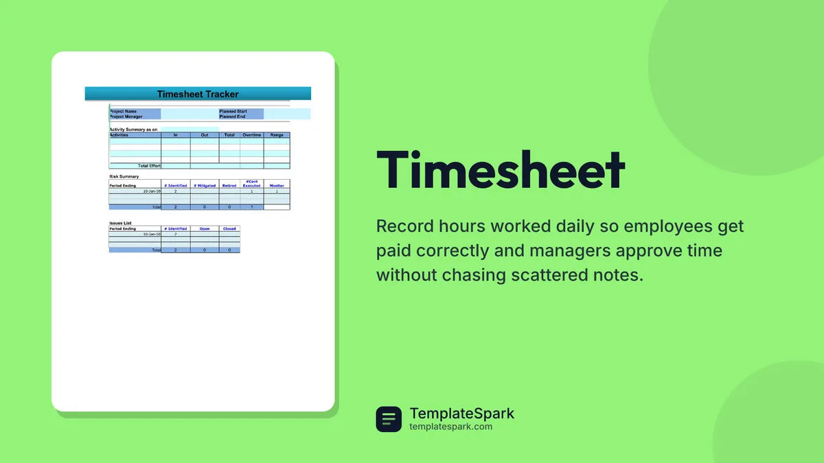 Timesheet Timesheet