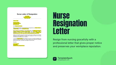 Nurse Resignation Letter