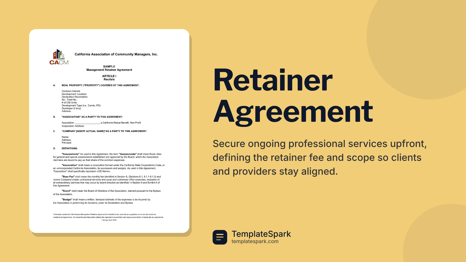 Retainer Agreement