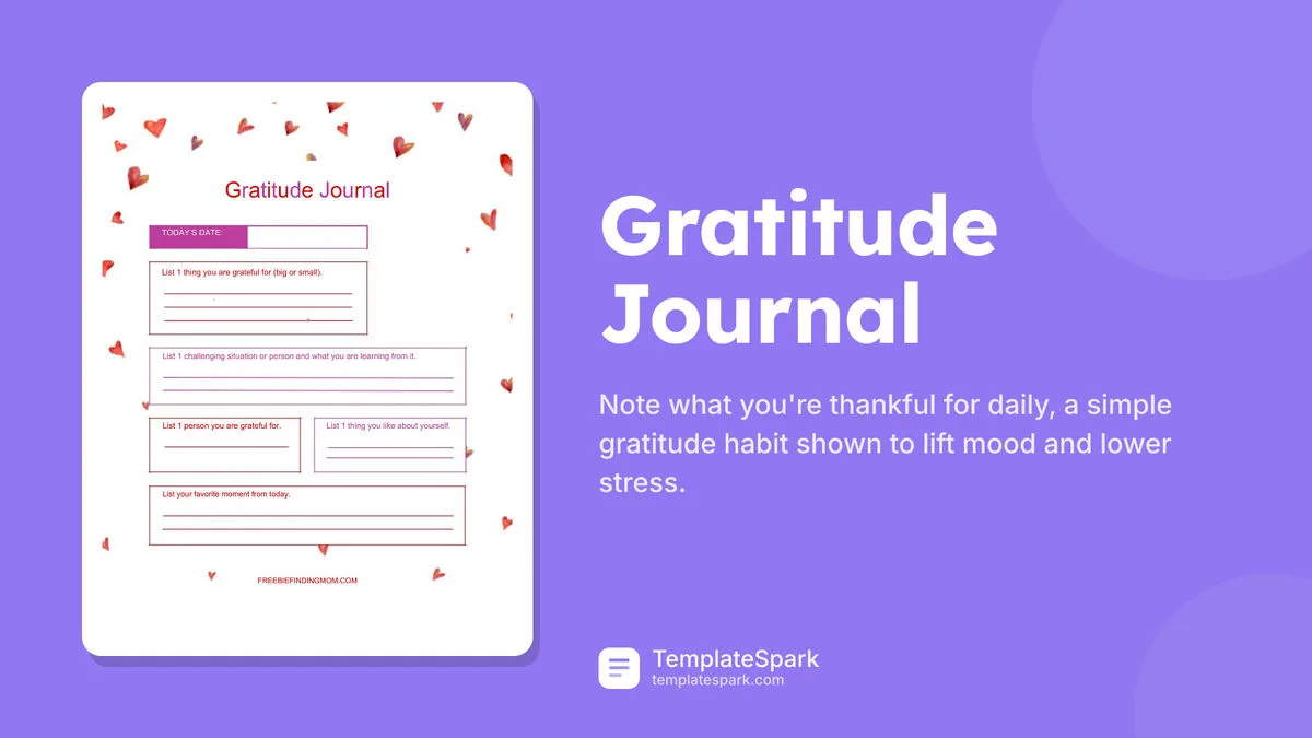 Gratitude Journal Gratitude Journal