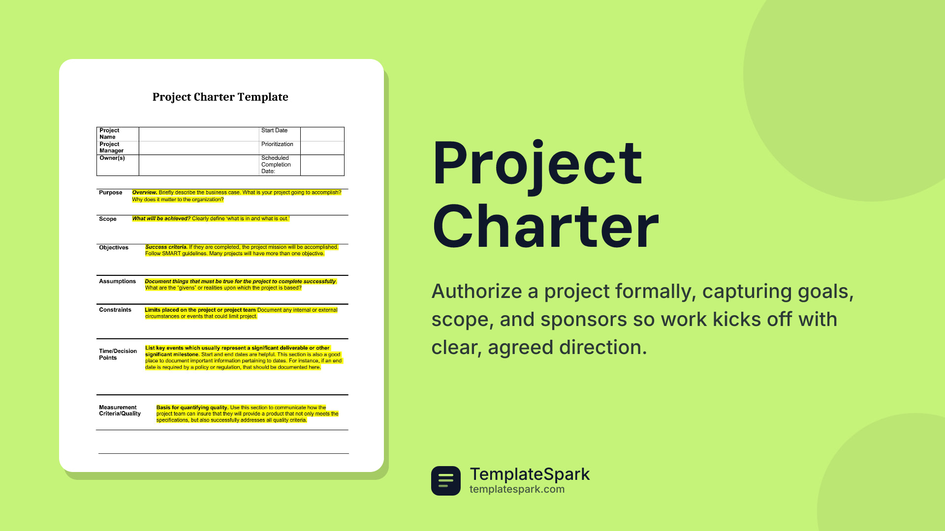 Project Charter