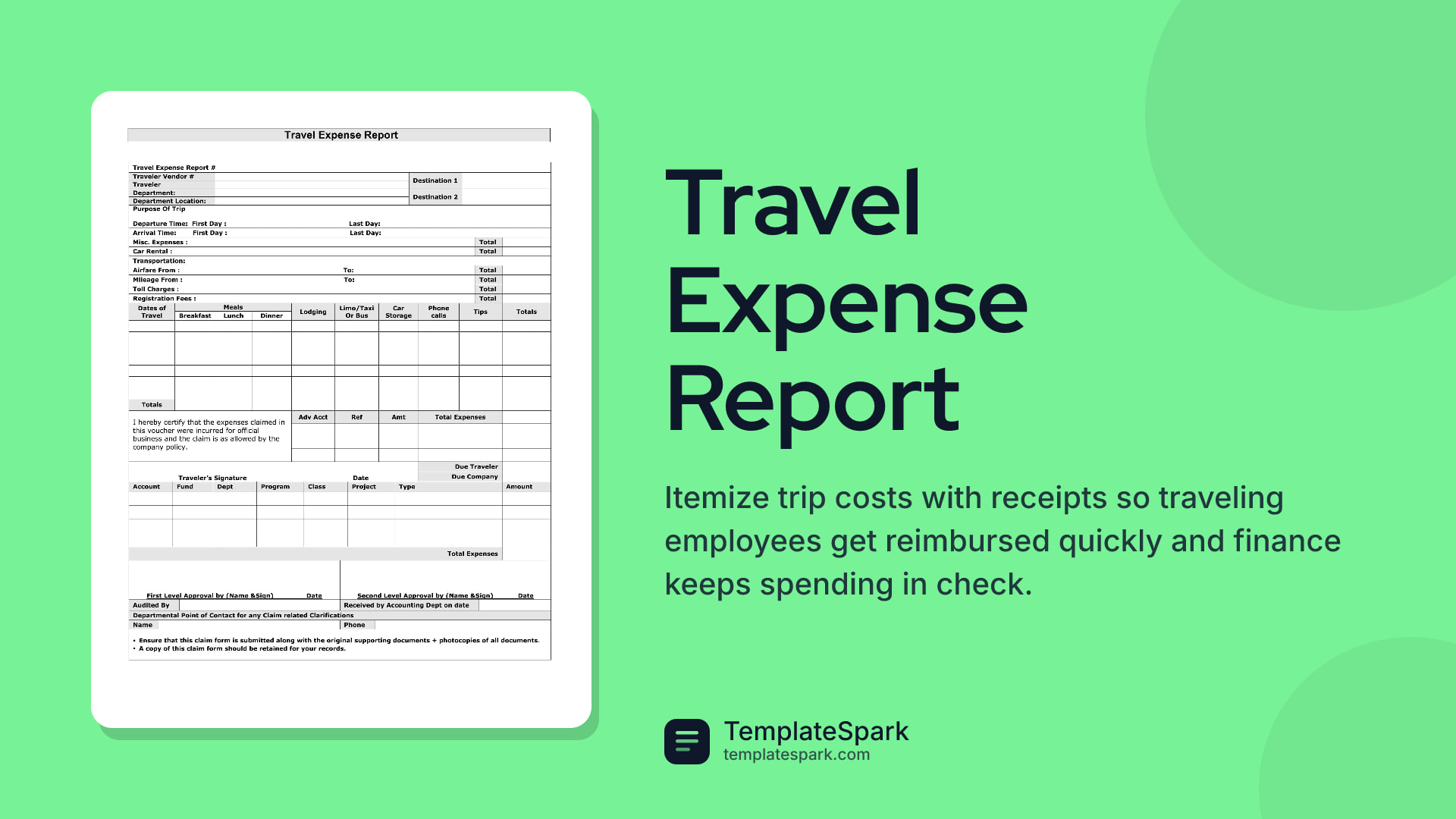 Travel Expense Report