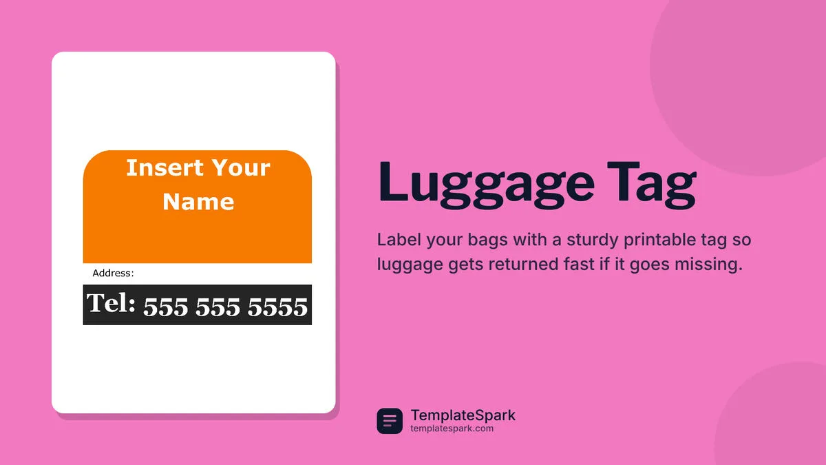 Luggage Tag Luggage Tag