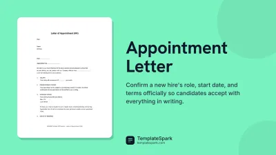 Appointment Letter
