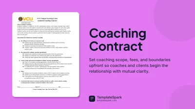 Coaching Contract