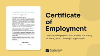 Certificate of Employment