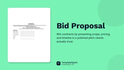 Bid Proposal