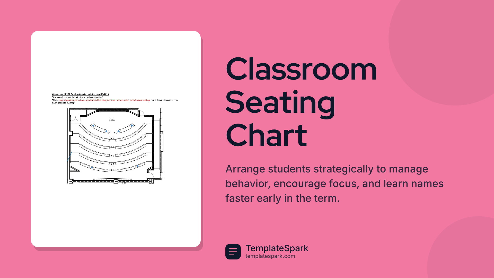 Classroom Seating Chart preview