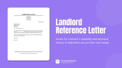 Landlord Reference Letter
