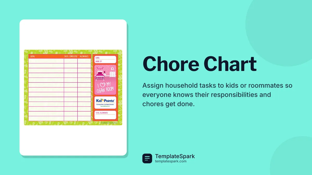Chore Chart Chore Chart