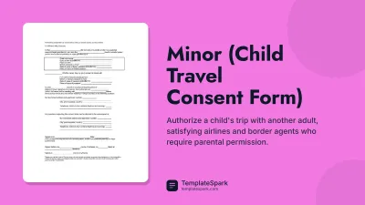 Minor (Child Travel Consent Form)