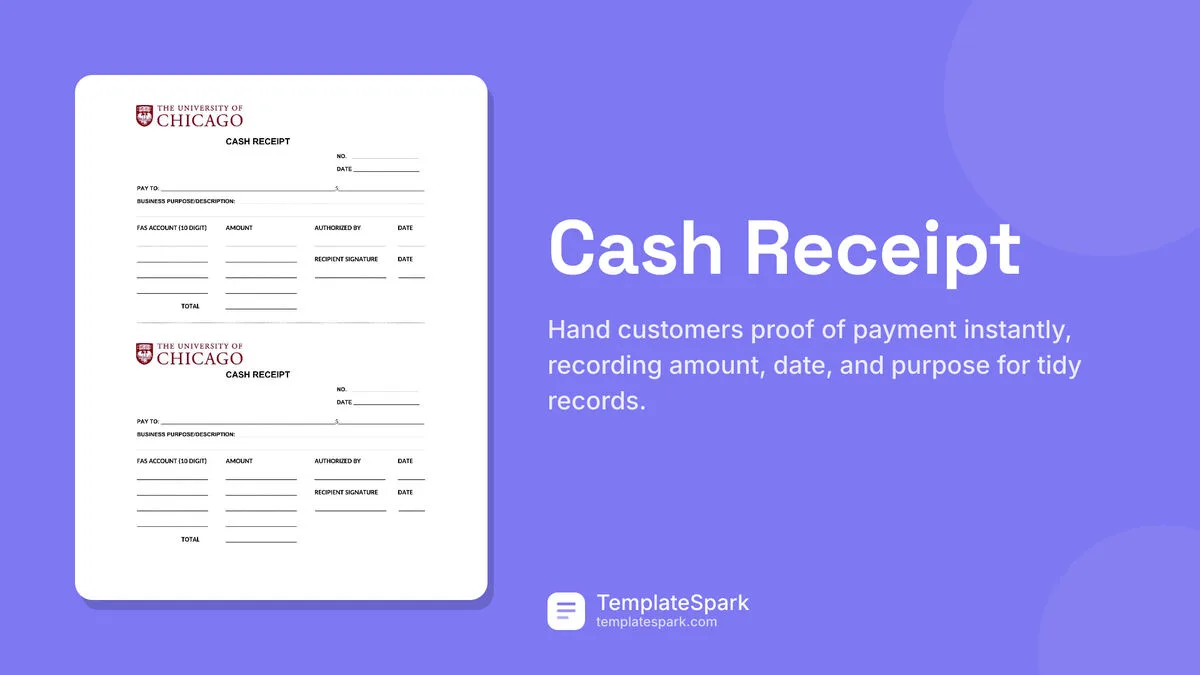 Cash Receipt Cash Receipt